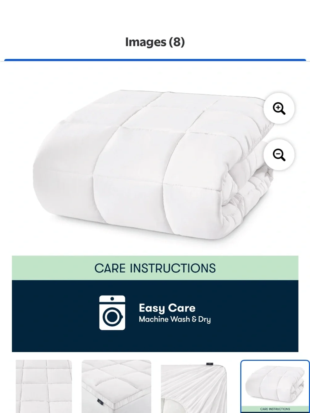 Serta Ultra Loft Pillow-Top Mattress Topper - White
